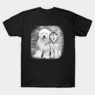 Dog Pencil Draw T-Shirt